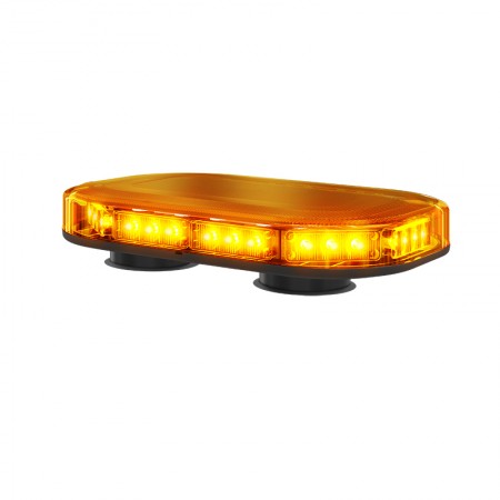 Mini R65 LED Lightbar - Magnetic Mount - Amber Lens